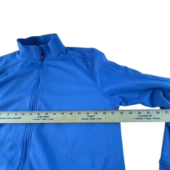 Lands End Men's Full-Zip Jacket Size XL Blue Pockets Stretch Fitness Training - Picture 7 of 9